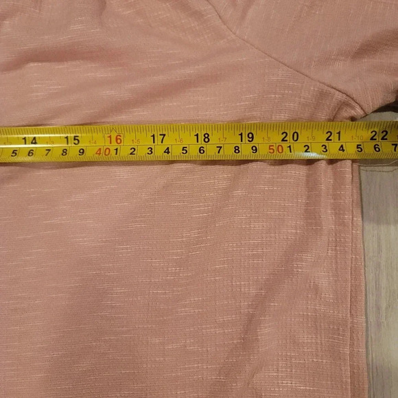 Matilda Jane Heart to Heart Possibilities Pink Knit Women’s Top Sz Medium Vneck. - Picture 9 of 10